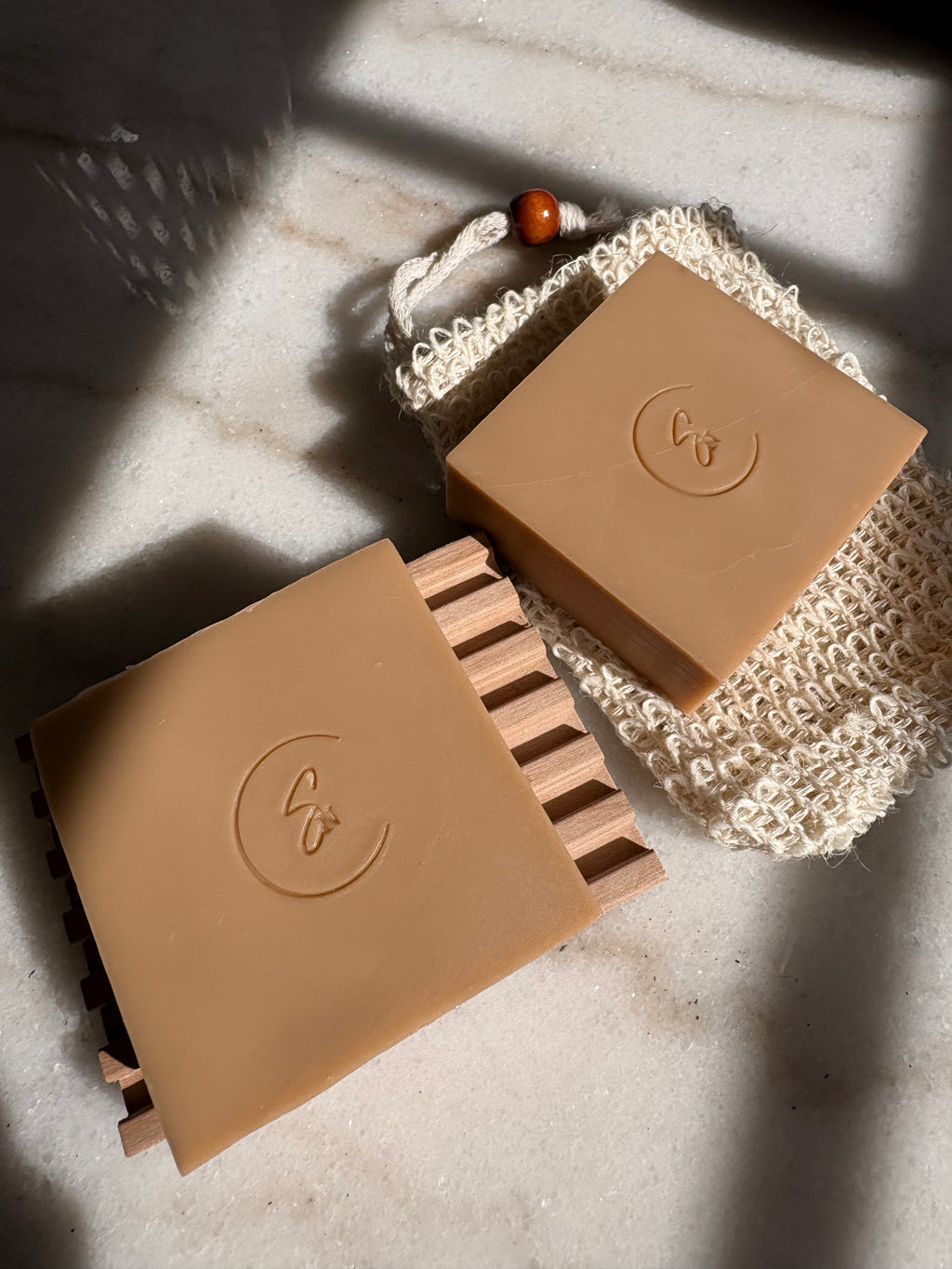 Black seed and pearl soap bar with refined, elegant finish