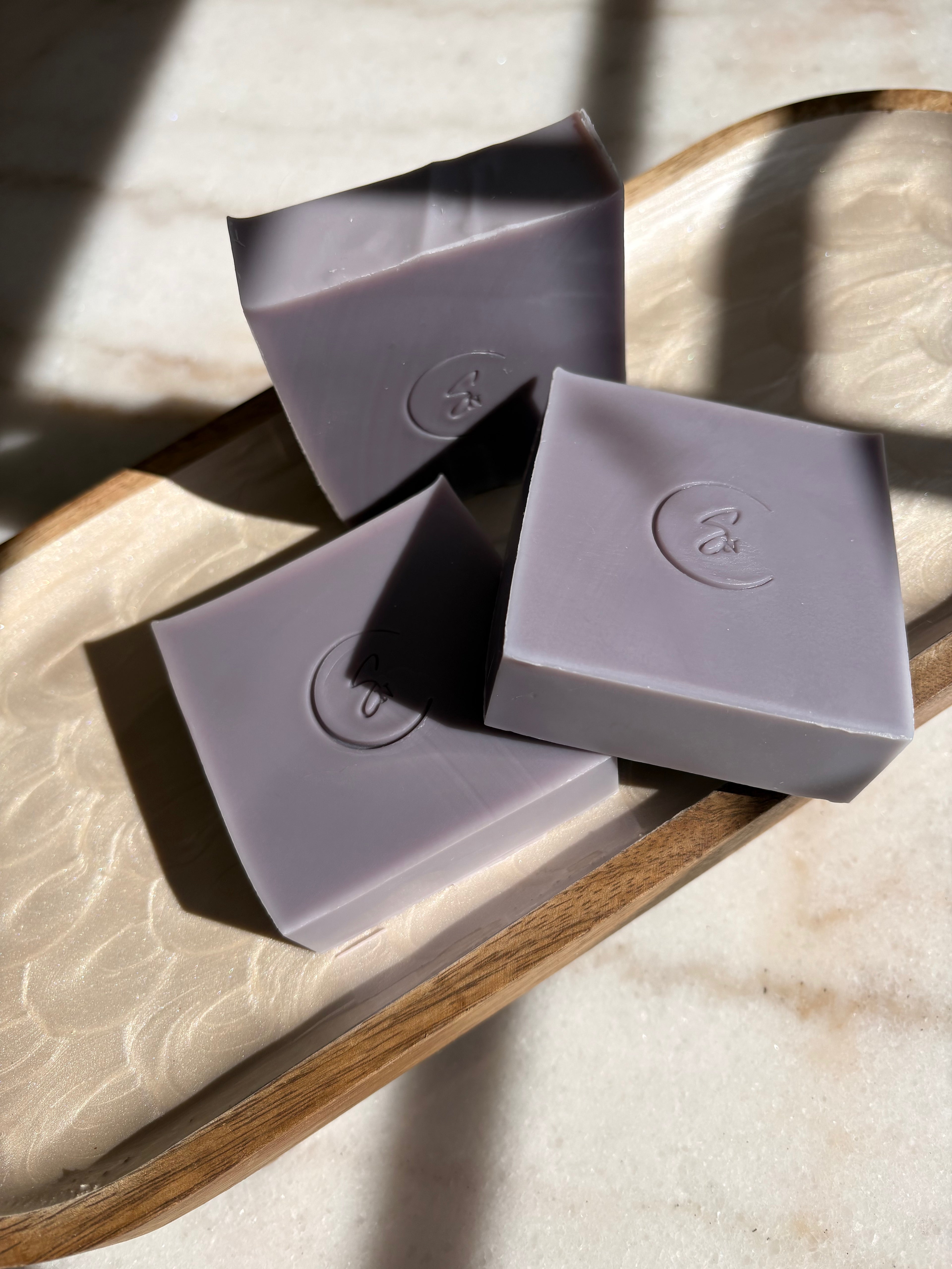 Gromwell root infused soap with creamy lather and smooth handmade finish