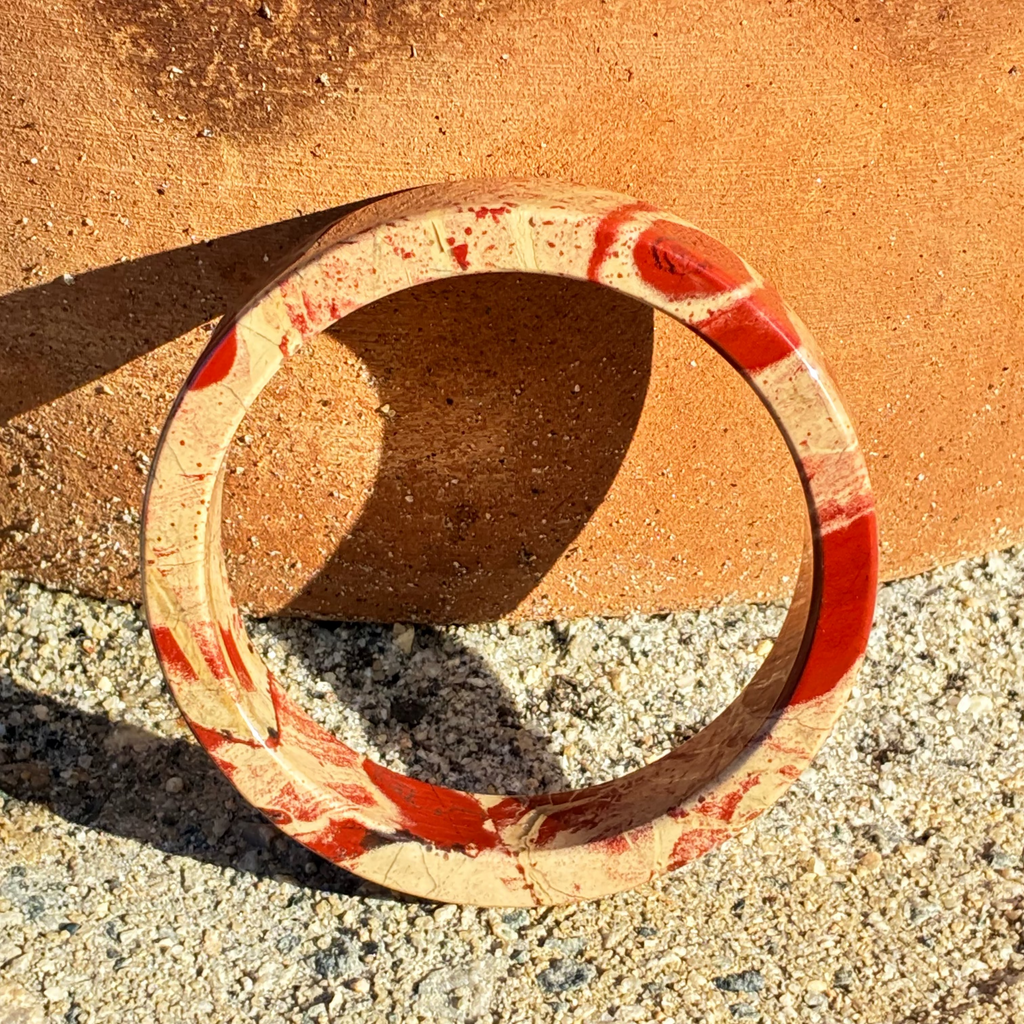 Jasper Bangle - Natural Stone