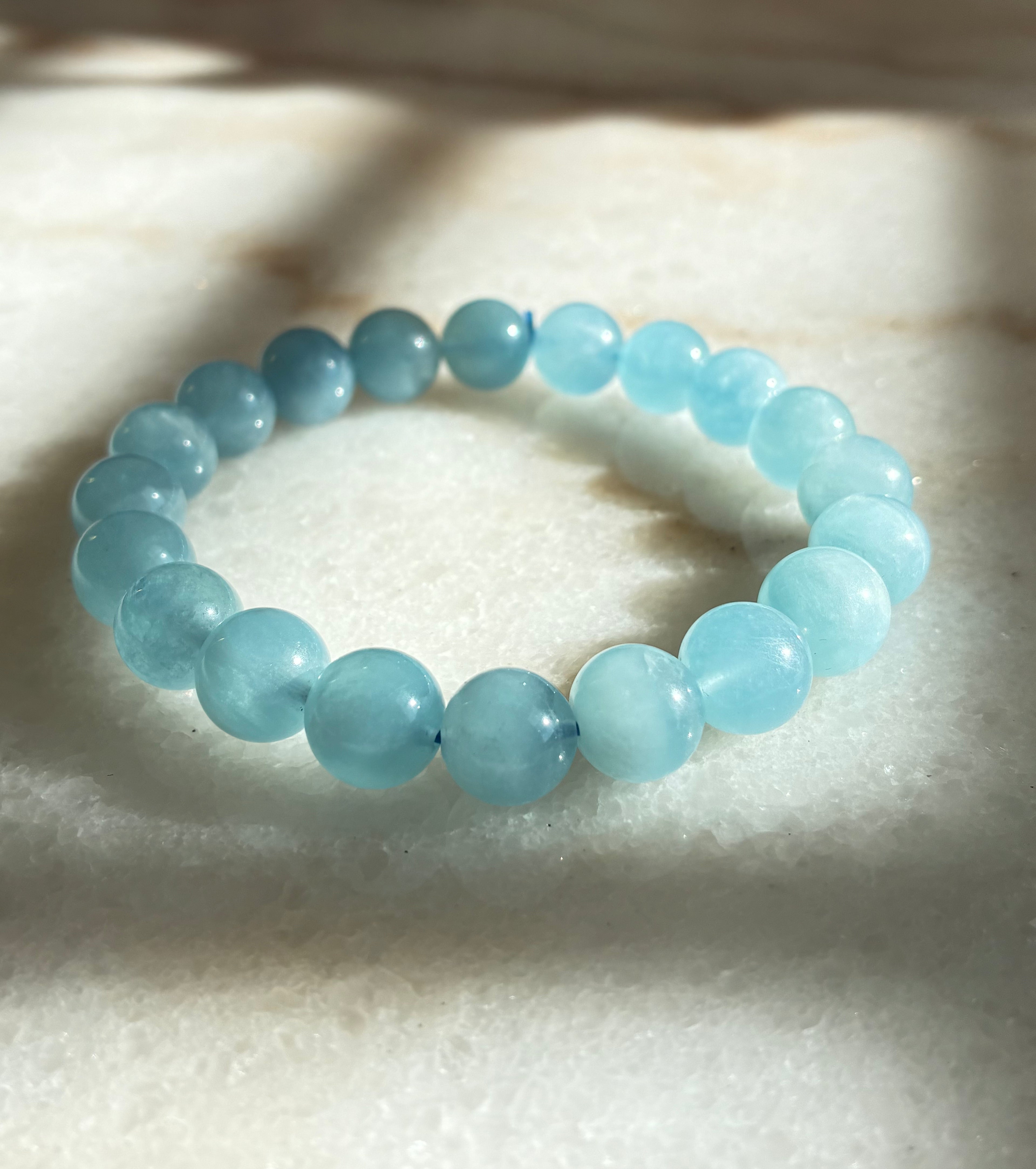 Aquamarine Bracelet - Natural Crystal