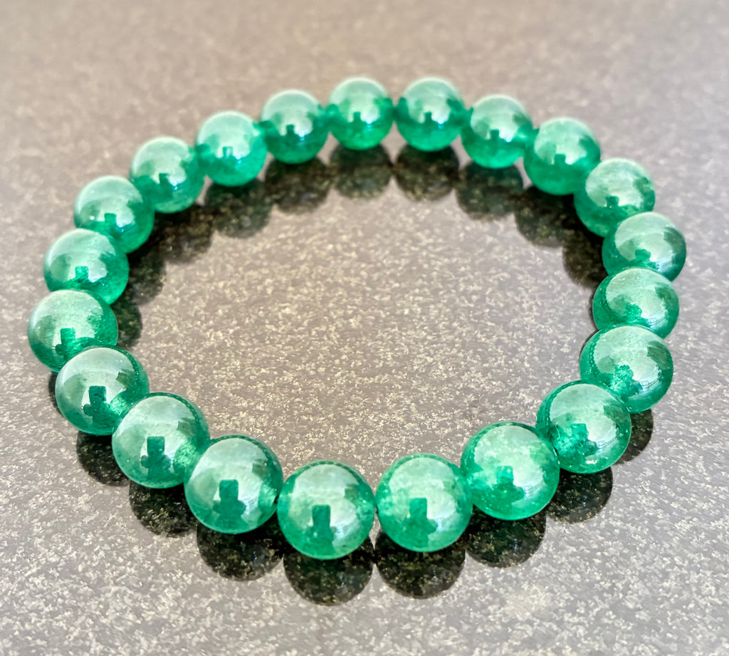 Green Strawberry Quartz  - Natural Crystal