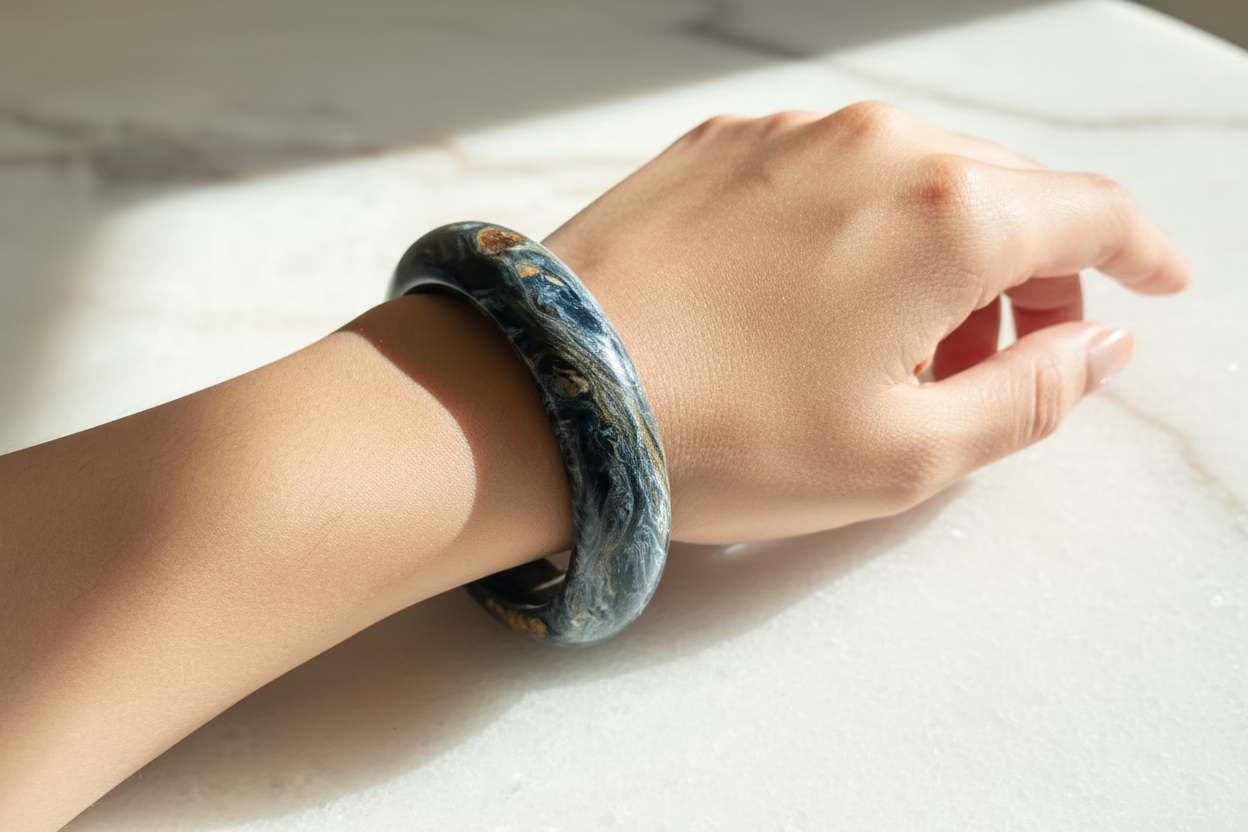 Pietersite Bangle - Natural Stone