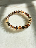 Black Gold Super 7 Bracelet - Natural Crystal