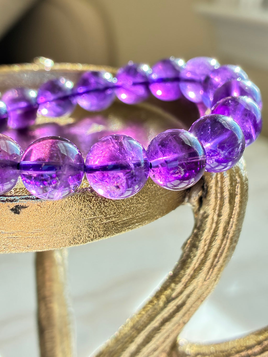 Amethyst  Bracelet - Natural Crystal