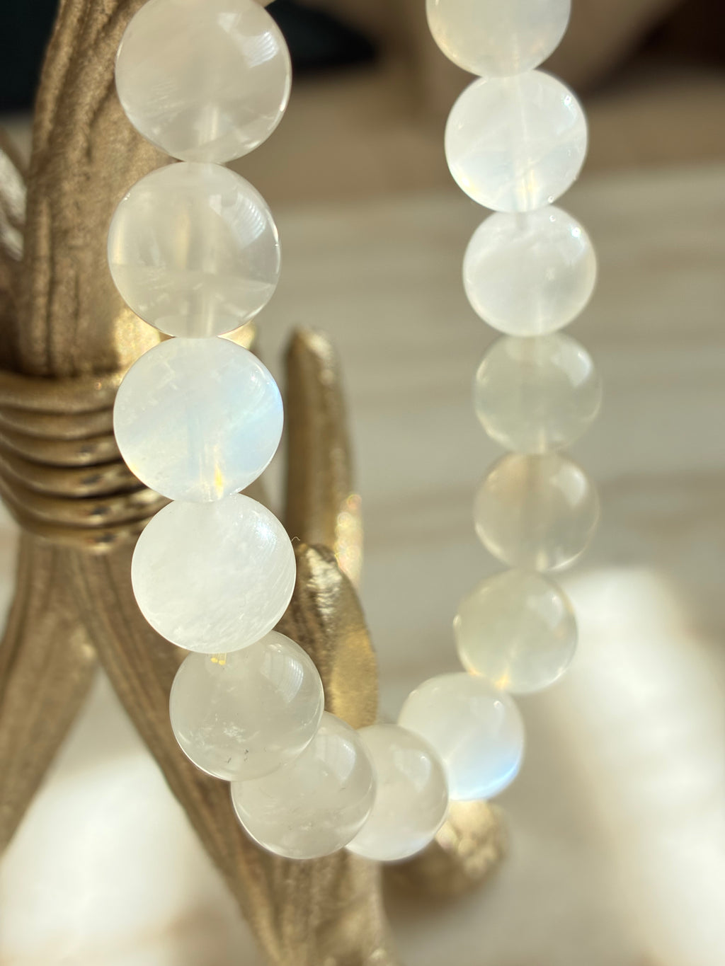 Moonstone Bracelet  - Natural Crystal