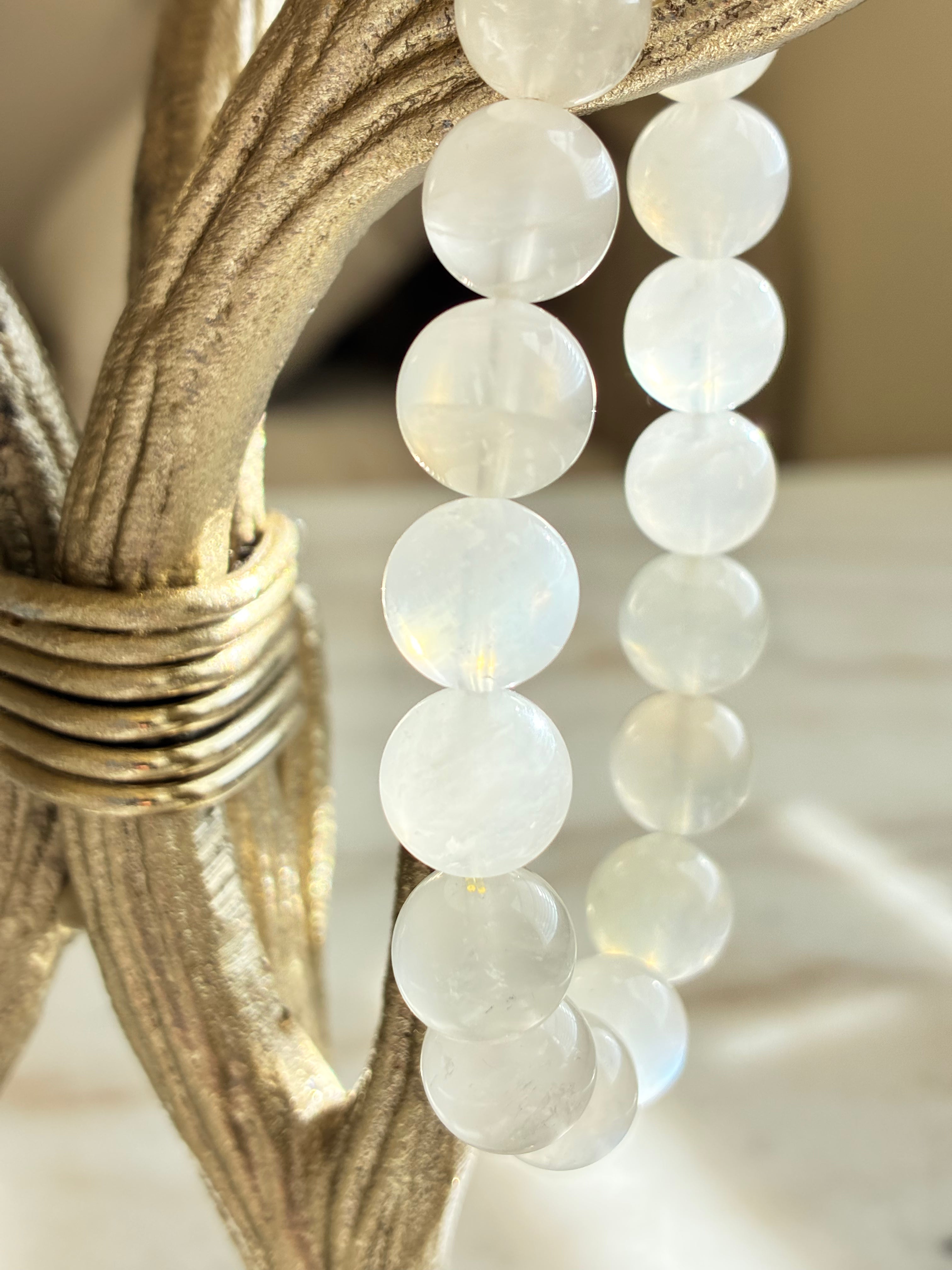 Moonstone Bracelet  - Natural Crystal