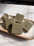 Artemis Moon mugwort handmade soap with natural botanical color