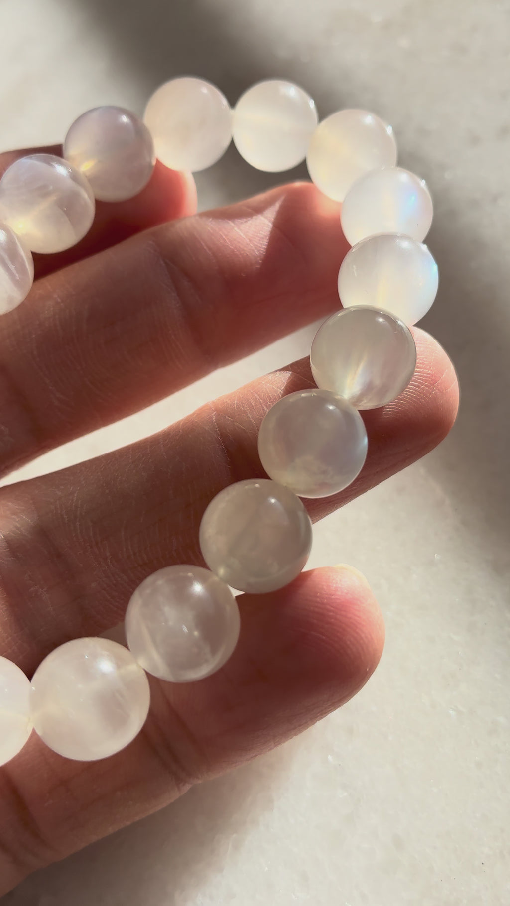 Moonstone Bracelet  - Natural Crystal