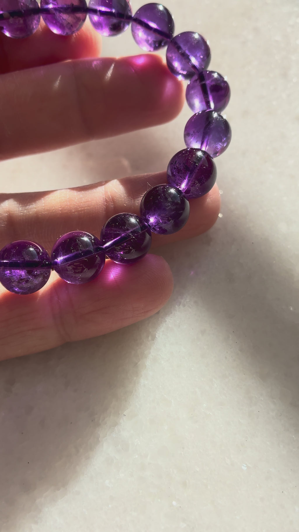 Amethyst  Bracelet - Natural Crystal